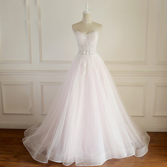 Rich Empire Waist Wedding Dress and Puffy Dress Bridal Wedding Dress