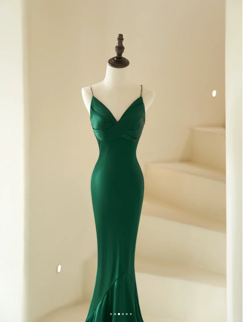 New Mermaid Off Shoulder Backless Ball Dress Party Dress Banquet Dress